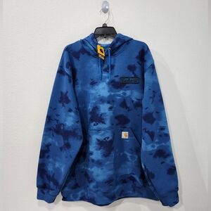 Carhartt Men's Watercolor Camo Graphic Long Sleeve Hooded Sweatshirt Size XL NWT